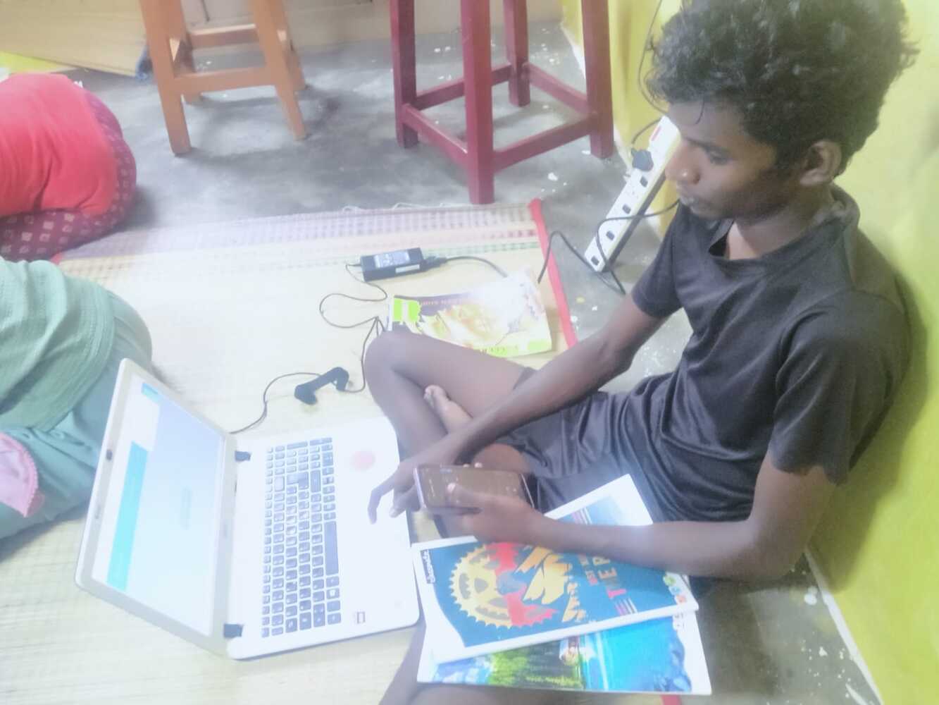second computer donated to Tuition Center 27.9.26
